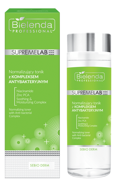 Bielenda Supremelab Normalizing Face Tonic with Antibacterial Complex 200ml