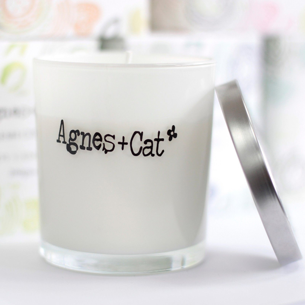 Agnes + Cat Votive Candle - Japanese Bloom