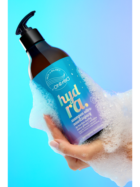 OnlyBio Hair in Balance Hydra Ultra-Moisturizing Shampoo for Very Dry Scalp and Hair 400ml