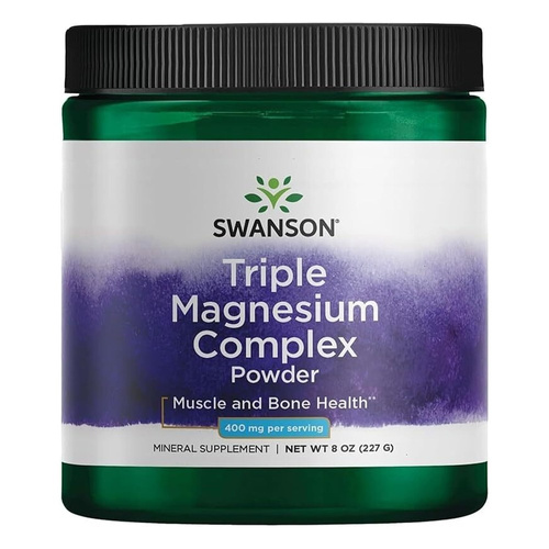 Swanson Triple Magnesium Complex Powder, 400mg - 227g