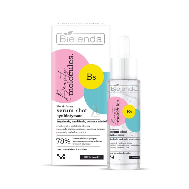 Bielenda Beauty Molecules Molecular Synbiotic Serum Shot for Dehydrated and Sensitive Skin 30ml