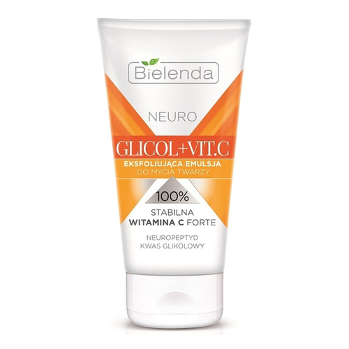 Bielenda Neuro Glycol + Vit. C Exfoliating Face Cleanser Emulsion with Vitamin C 150ml