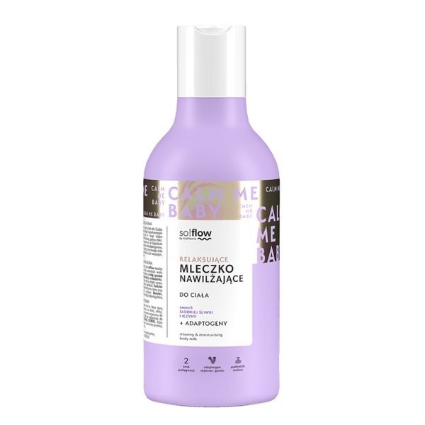 So!Flow Relaksujące Mleczko Nawilżające do Ciała z Adaptogenami 400ml Best Before 23.01.26