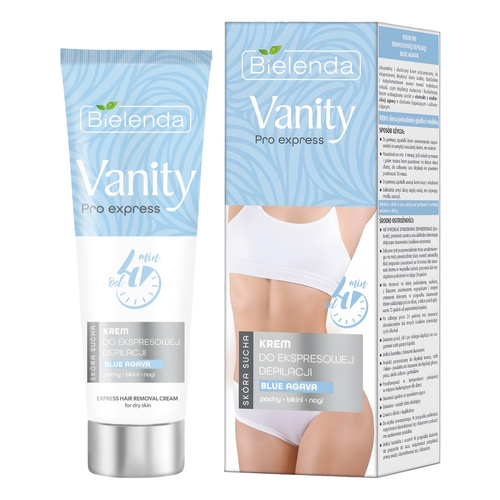 Bielenda Vanity Pro Ekspresowy Krem do Depilacji Skóry Suchej 75ml