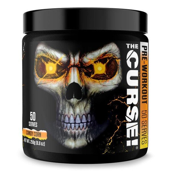 JNX Sports The Curse Pre-Workout Powder for Energy and Muscle Pumps Candy Corn 250g