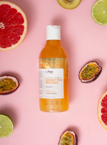 So!Flow Energetyzujący Sorbet pod Prysznic do Ciała z Adaptogenami 400ml