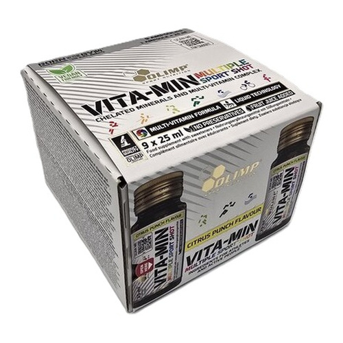 Olimp Nutrition Vita-Min Multiple Sport Shot Cytrusowy Punch 9x25ml