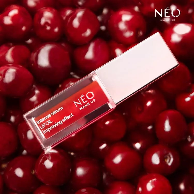 Neo Makeup Intense Serum Nawilżający Olejek Odżywczy do Ust Nr 05 Cherry 5ml