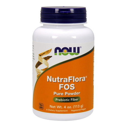 Now Foods NutraFlora FOS Pure Powder Natural Fiber 113g