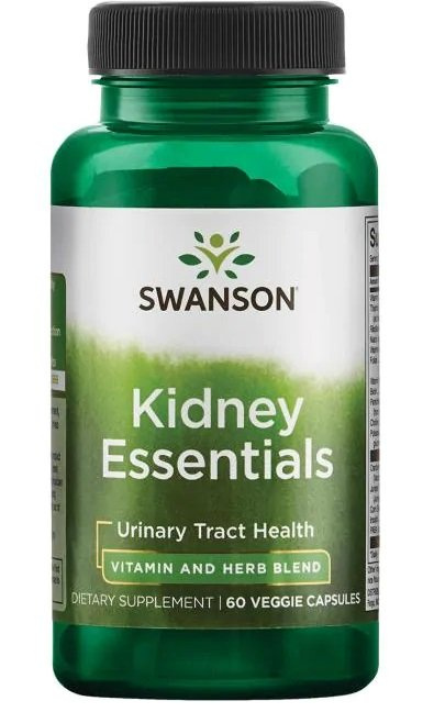Swanson Kidney Essentials na Wsparcie Układu Moczowego 60 Kapsułek