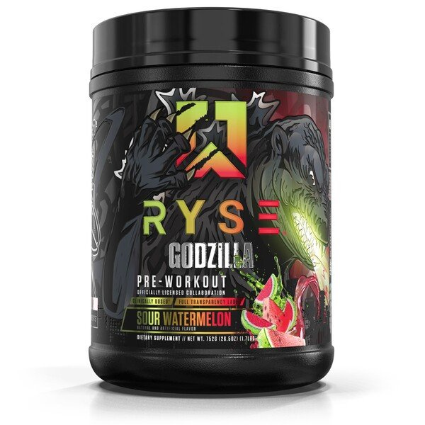 RYSE Godzilla Pre-Workout, Sour Watermelon - 752g