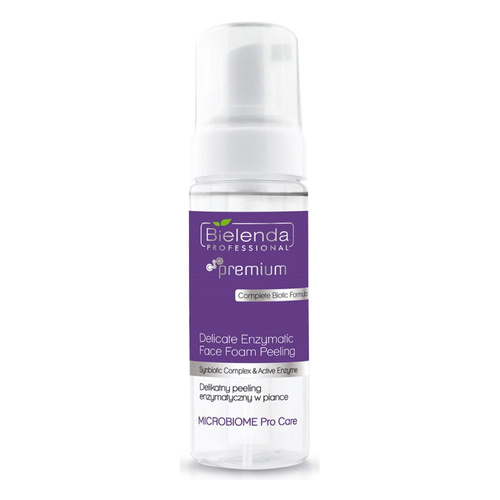 Bielenda Professional Microbiome Pro Care Delikatny Enzymatyczny Peeling w Piance do Twarzy 160ml