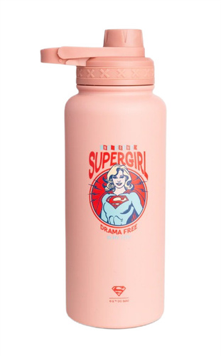 Bohtal Insulated Sports Bottle - DC Comics, Supergirl Drama Free - 960 ml.