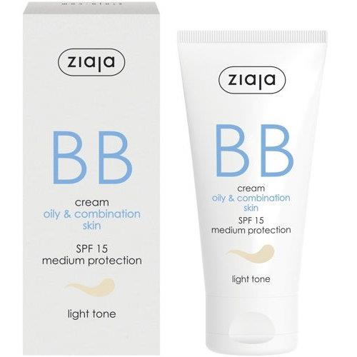 Ziaja BB Active Cream for Imperfections Oil and Mixed Skin SPF15 Light Tone 50ml