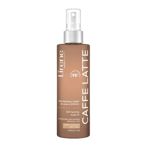 Lirene Perfect Tan Wegański Samoopalający Olejek w Sprayu Caffe Latte 190ml