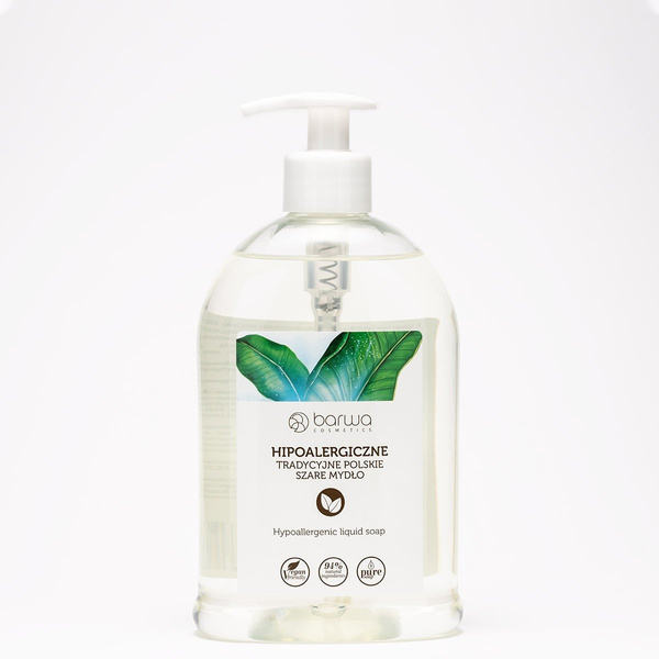 Barwa Hipoalergiczne Tradycyjne Polskie Szare Mydło 500ml