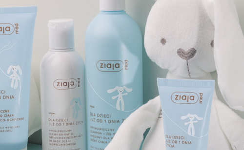 Ziaja Med Baby & Kids Hypoallergenic Oily and Cleansing Bath Oil 200ml Best Before 31.07.26
