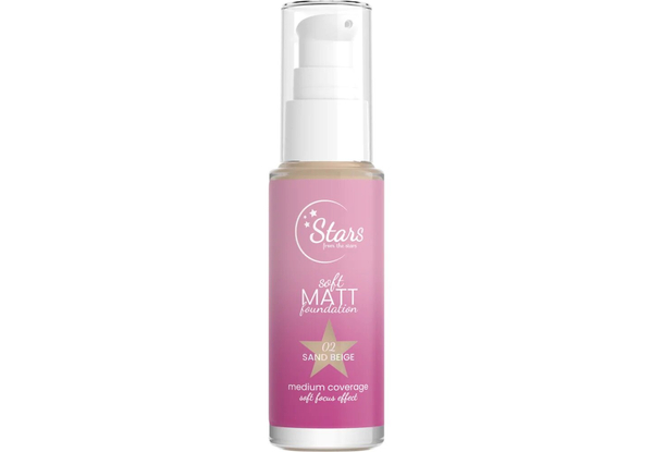 Stars From the Stars Soft Matt Mattifying Foundation No. 02 Sand Beige 30ml