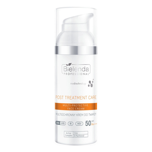 Bielenda Professional IS Post Multiochronny krem do Twarzy SPF50 PA++++ Cica & D-Panthenol 50ml