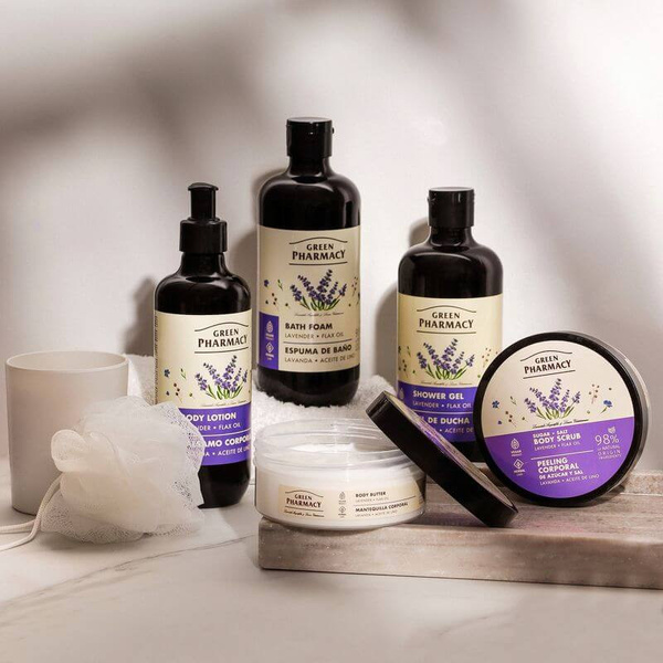 Green Pharmacy Body Lotion Lavender and Flax Oil 400ml