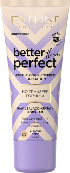 Eveline Better Than Perfect Nawilżająco-Kryjący Podkład 2.5 Almond Beige 30ml