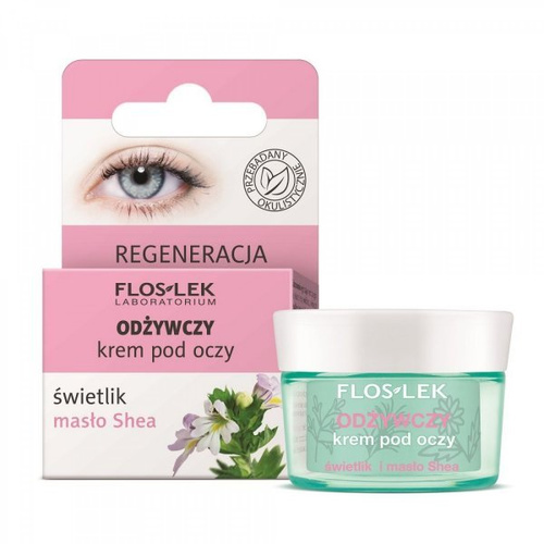 Flos-Lek Nourishing and Smoothing Eye Cream with Eyebright and Shea butter 15ml