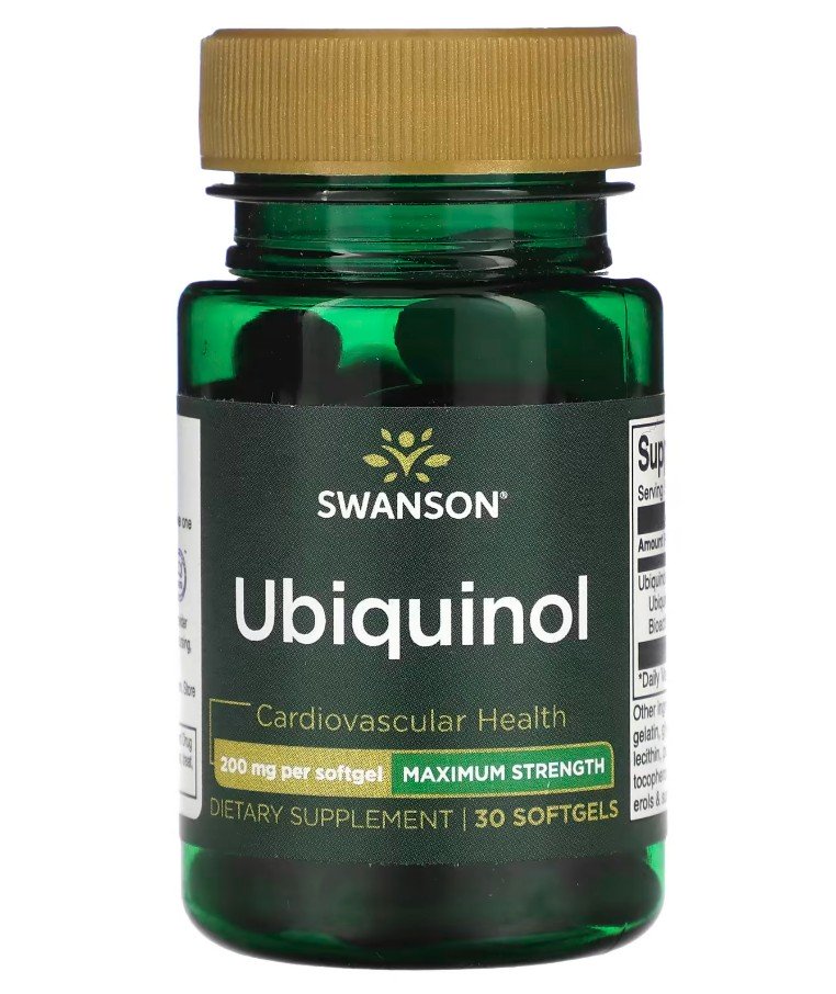 Swanson Ubiquinol, 200mg - 30 softgels