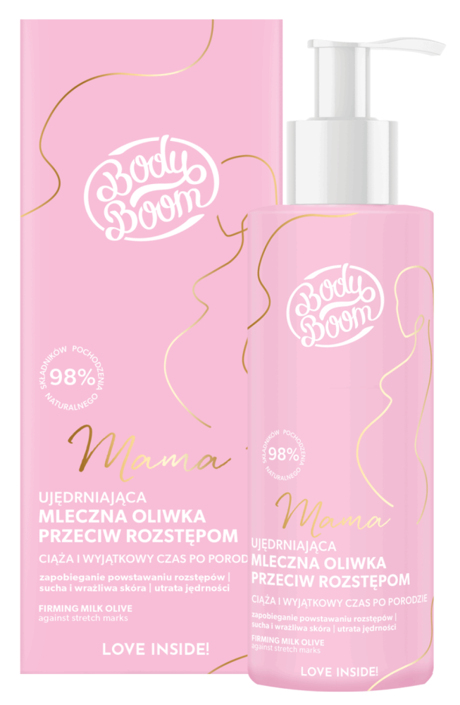 BodyBoom ​​Mama Firming Milk Olive against Stretch Marks for Pregnancy and Postpartum Period 90g