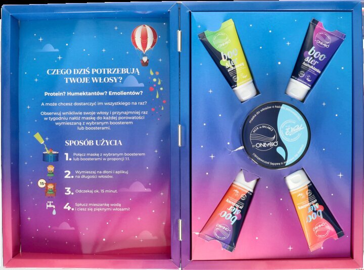 OnlyBio Hair in Balance and E.Wedel DIY Hair Care Set 1pc