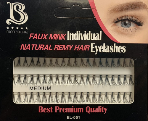 Star Beauty Professional Natural Hair Eyelashes Full Volume and Soft Reusable EL051