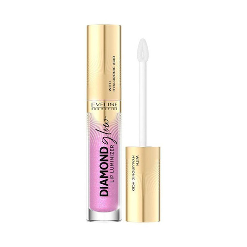 Eveline Diamond Lip Glow Błyszczyk do Ust z Kwasem Hialuronowym Nr. 10 Rose Violet 4.5ml