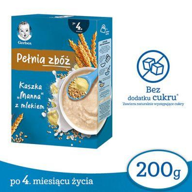 Gerber Cereals Richness Semolina Porridge with Milk for Infants after 4 Months 200g
