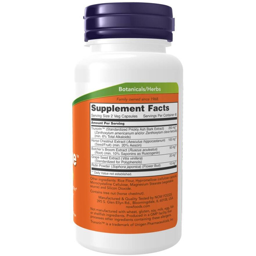 Now Foods Vein Supreme Wspiera Zdrowie Naczyń Krwionośnych 90 Kapsułek