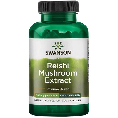 Swanson Reishi 500mg na Odporność i Witalność 90 Kapsułek