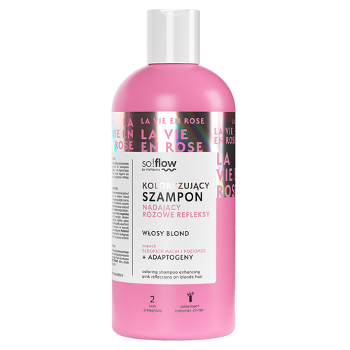 So!Flow Colouring Shampoo with Pink Reflections for Blonde Hair 300ml