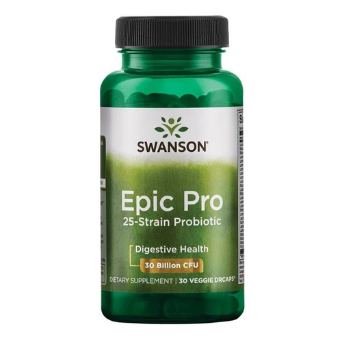 Swanson Epic Pro 25-Strain Probiotic for Gut & Immune Support 30 Capsules