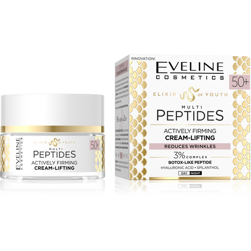 Eveline Elixir Of Youth Ujędrniający Krem-Lifting z Peptydami 50+ 50ml