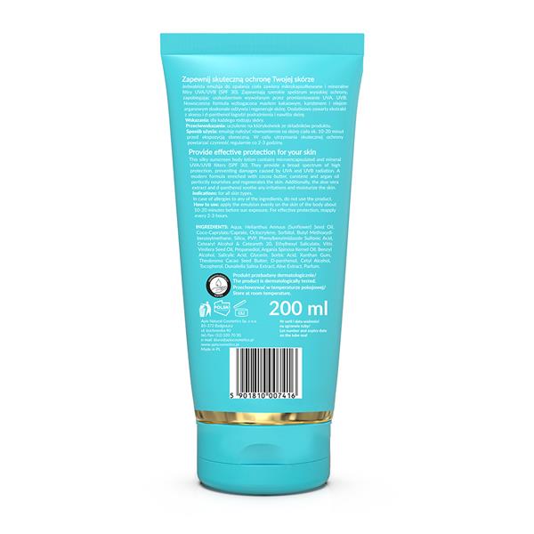 Apis Hello Summer Emulsja do Opalania z Masłem Kakaowym SPF30 200ml