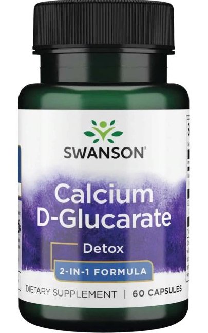 Swanson Calcium D-Glucarate for Healthy Bones and Metabolism 60 Capsules