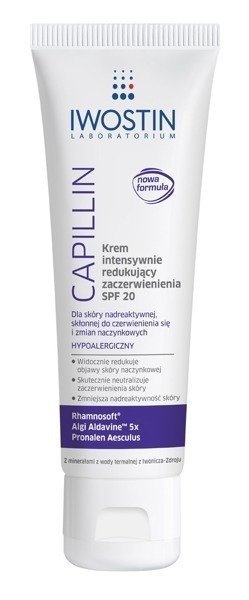 Iwostin Capillin SPF20 Krem Intensywnie Redukujący Zaczerwienienia 40ml