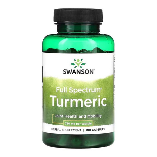 Swanson Full Spectrum Turmeric 720mg for Digestion and Cell Protection 100 Capsules