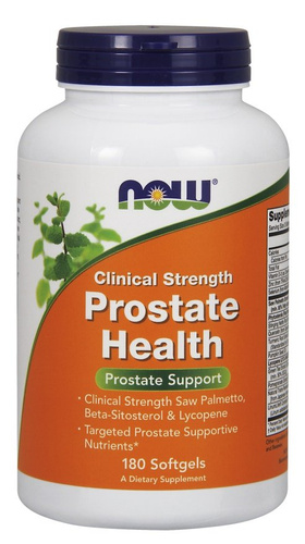 Now Foods Prostate Health Clinical Strength Wspiera Zdrowie Gruczołu Krokowego 180 Kapsułek