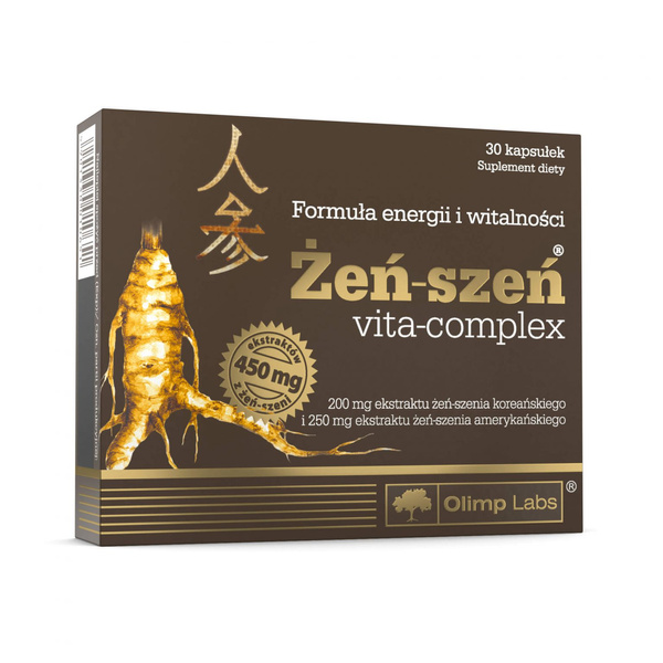 Olimp Gold Ginseng Vita Complex for Energy and Vitality 30 Tablets