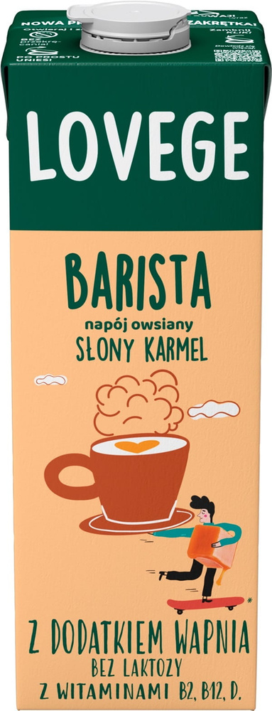 Sante Lovege Barista Napój Owsiany Słony Karmel 1l