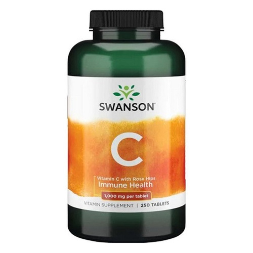 Swanson Vitamin C with Rose Hips, 1000mg - 250 tablets
