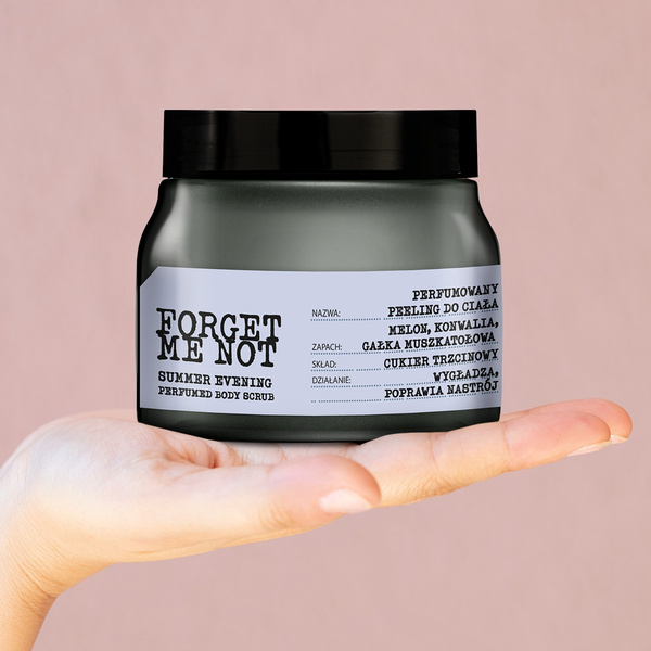 Farmona Forget Me Not Summer Evening Perfumowany Peeling do Ciała z Cukrem Trzcinowym i Złotą Perłą 270g