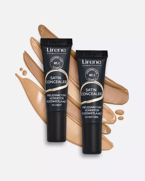 Lirene Satin Concealer Brightening & Hydrating Concealer No. 02 Natural 10ml
