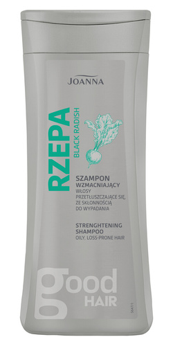 Joanna Black Radish Strengthening Shampoo for Greasy and Falling Out Hair 200ml