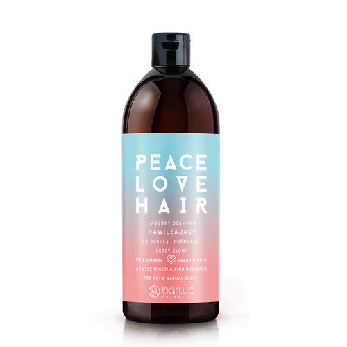 Barwa Peace Love Hair Łagodny Szampon Nawilżający dla Suchej i Normalnej Skóry Głowy 480ml