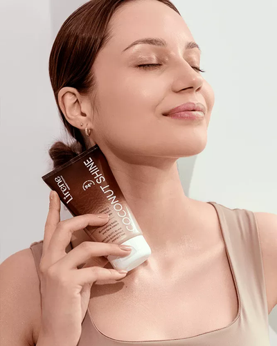 Lirene Perfect Tan Illuminating Golden Cream Coconut Shine 150ml